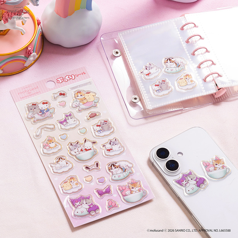 🎀【預訂】Sanrio x Mofusand 貼紙