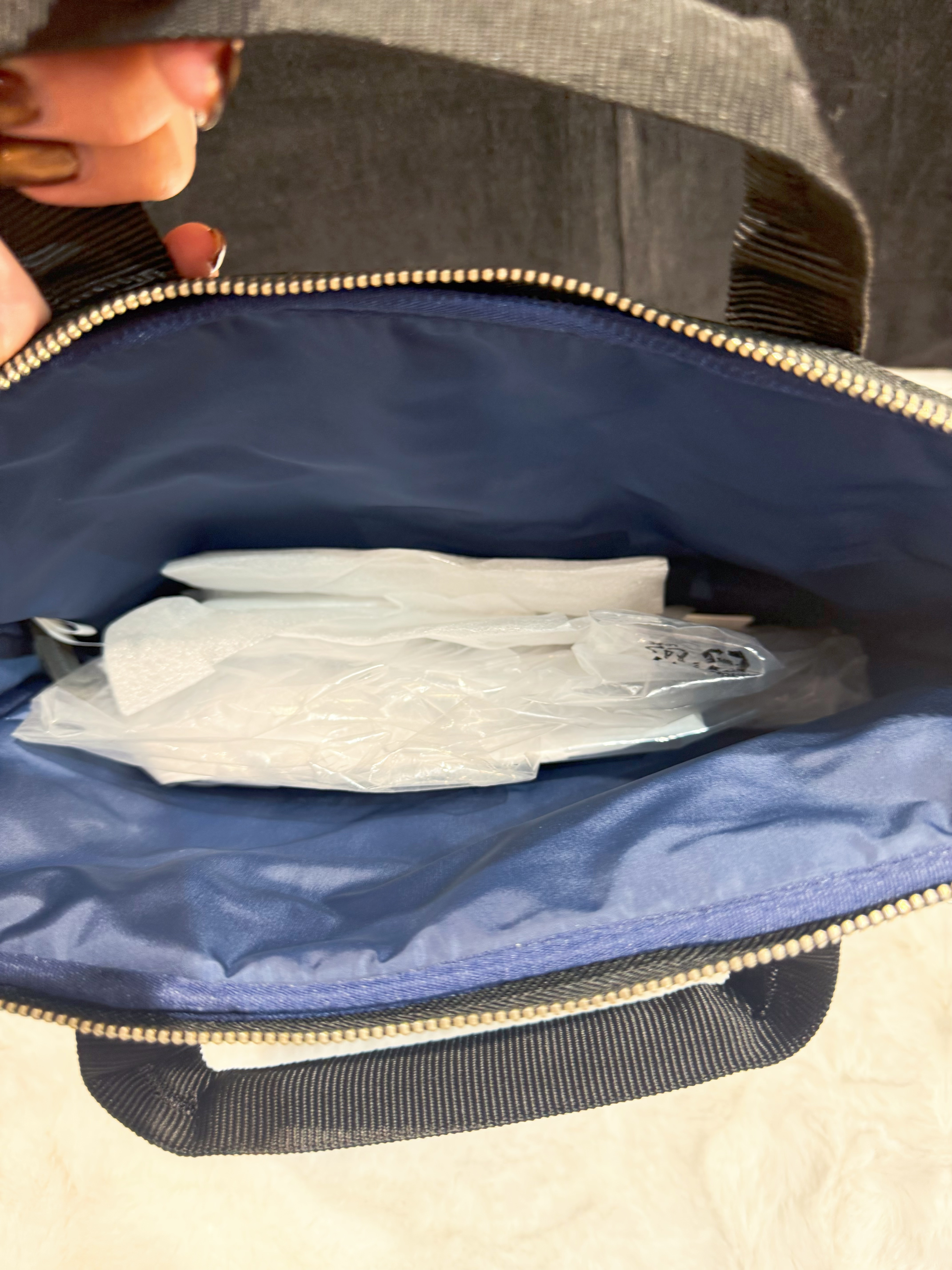 Marc Jacobs laptop bag quilted/navy