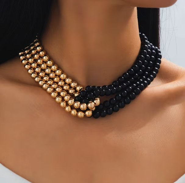 Multilayer Choker Short Necklace