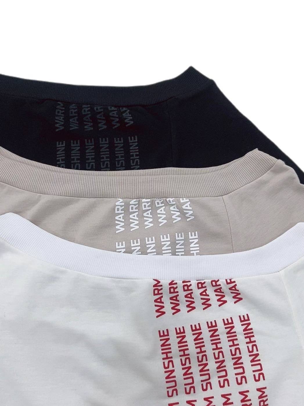 韓國撞色字句短身一字膊