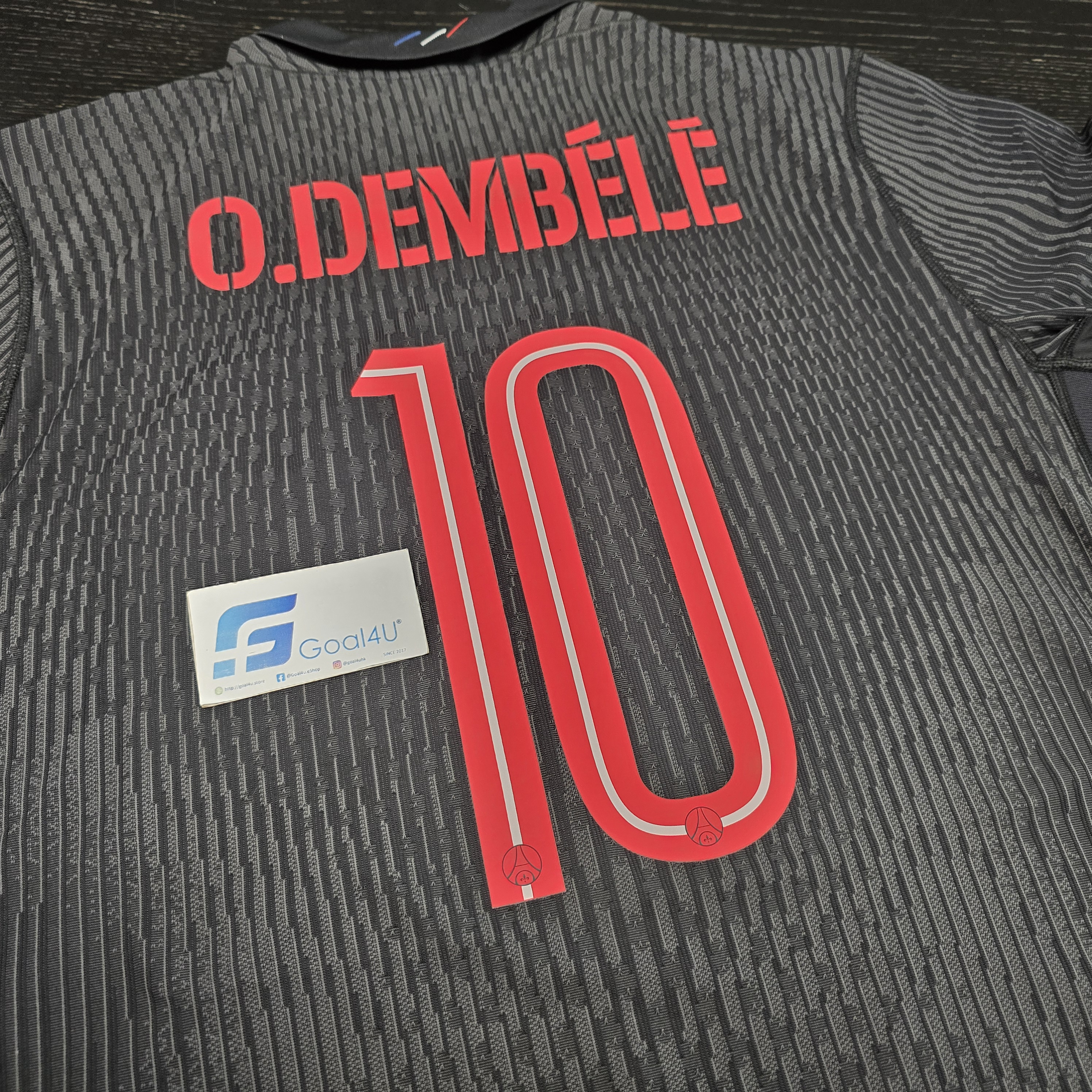 Nike PSGxJordan 巴黎聖日門 2025-26 Dri-FIT 四客球員版球衣 (可加印字章) HQ4208