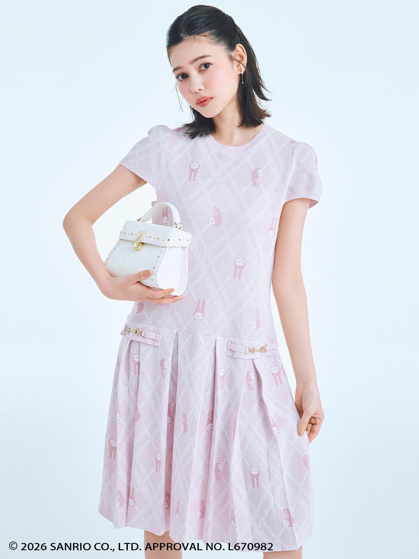 🎀【預訂】My Melody x CELFORD 格紋針織洋裝 P