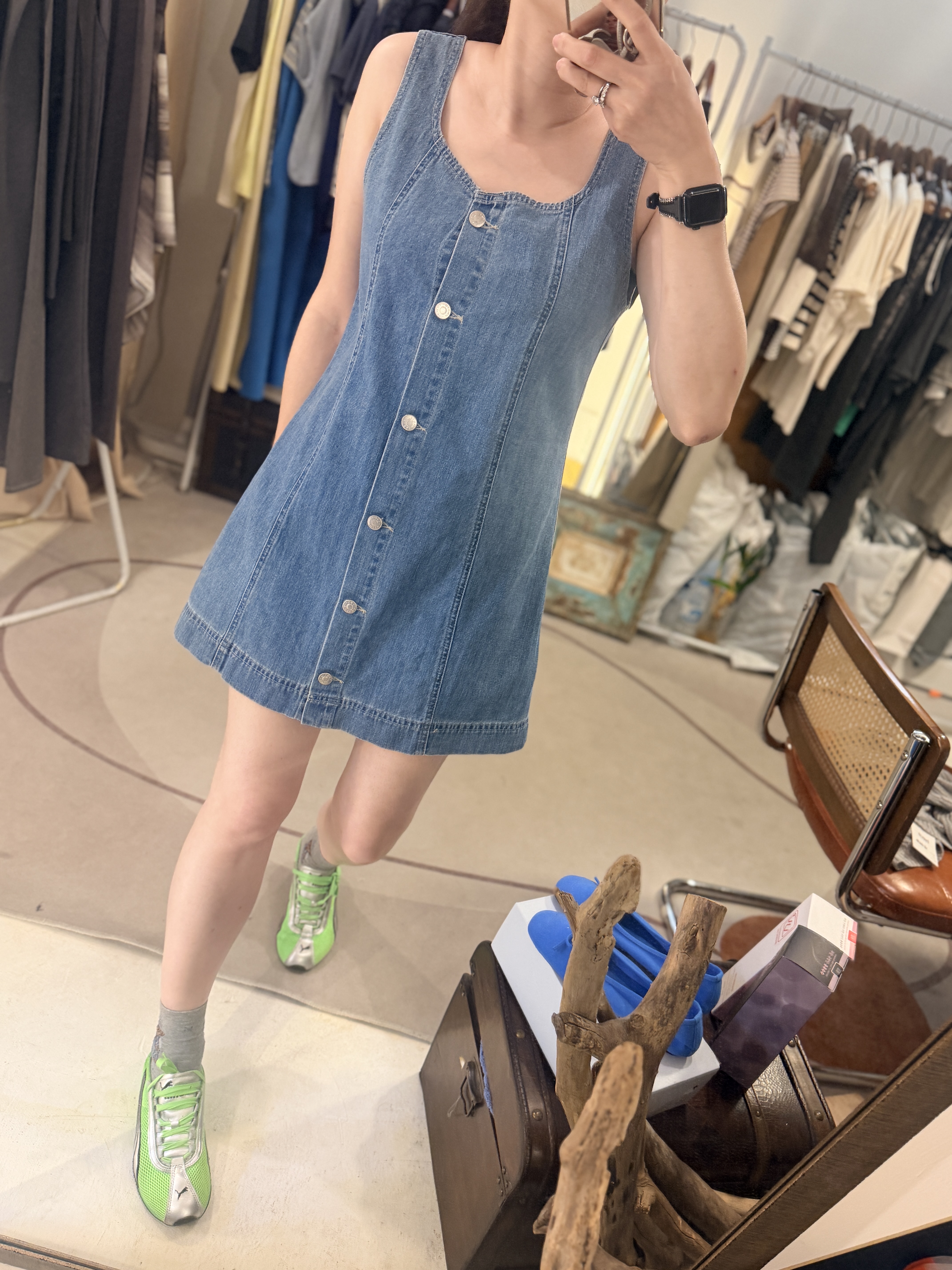 Denim dress