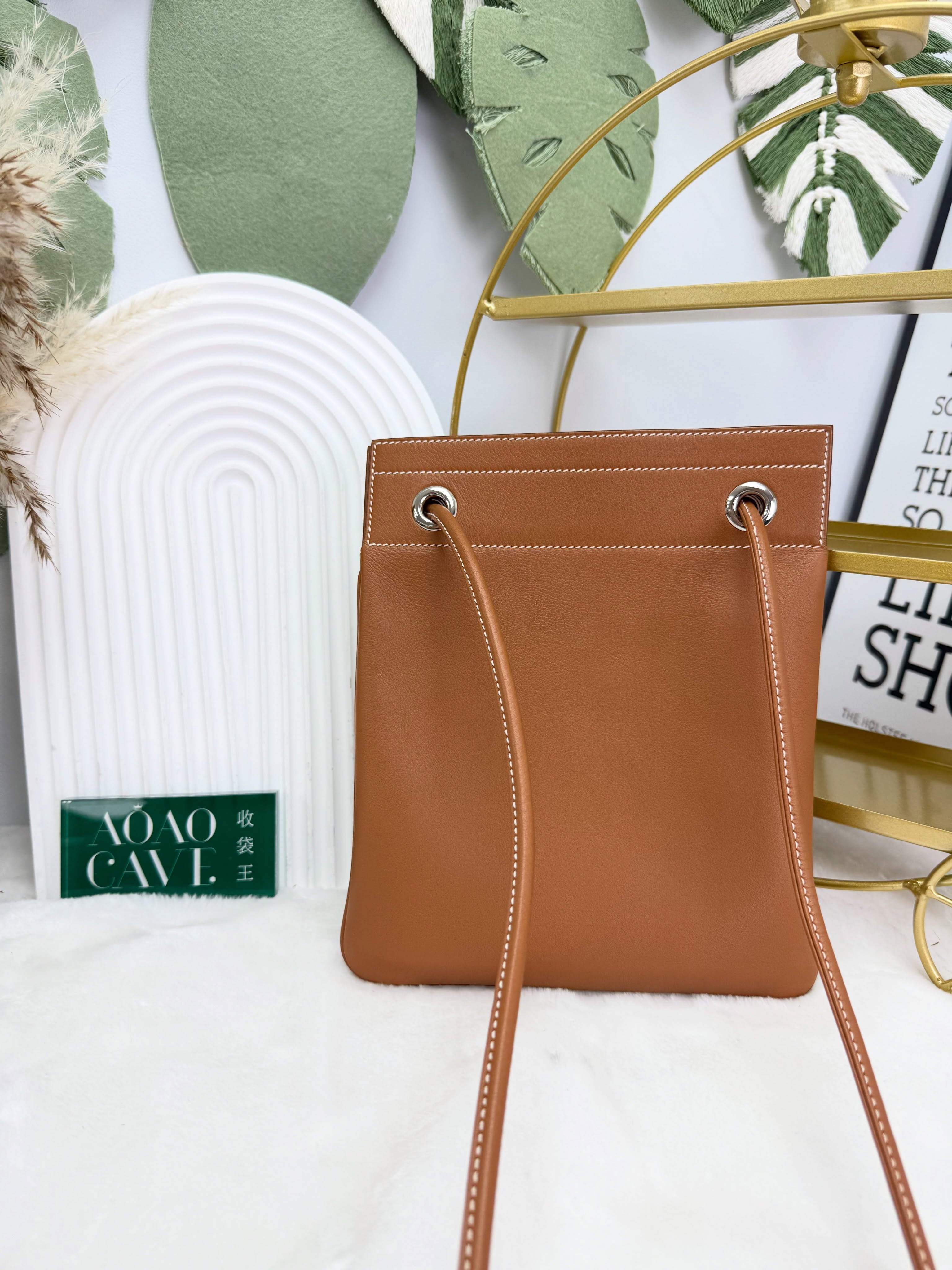 Hermes 👜 PRE OWNED 🛍️gold Aline mini U stamp 全套有單  配件 -塵袋、盒、單🫶🏻