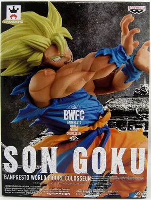 Banpresto, World Figure Coloseum Figure (BWFC), Dragon Ball, Super Saiyan Son Goku  景品 龍珠  超級撒亞人 孫悟空 