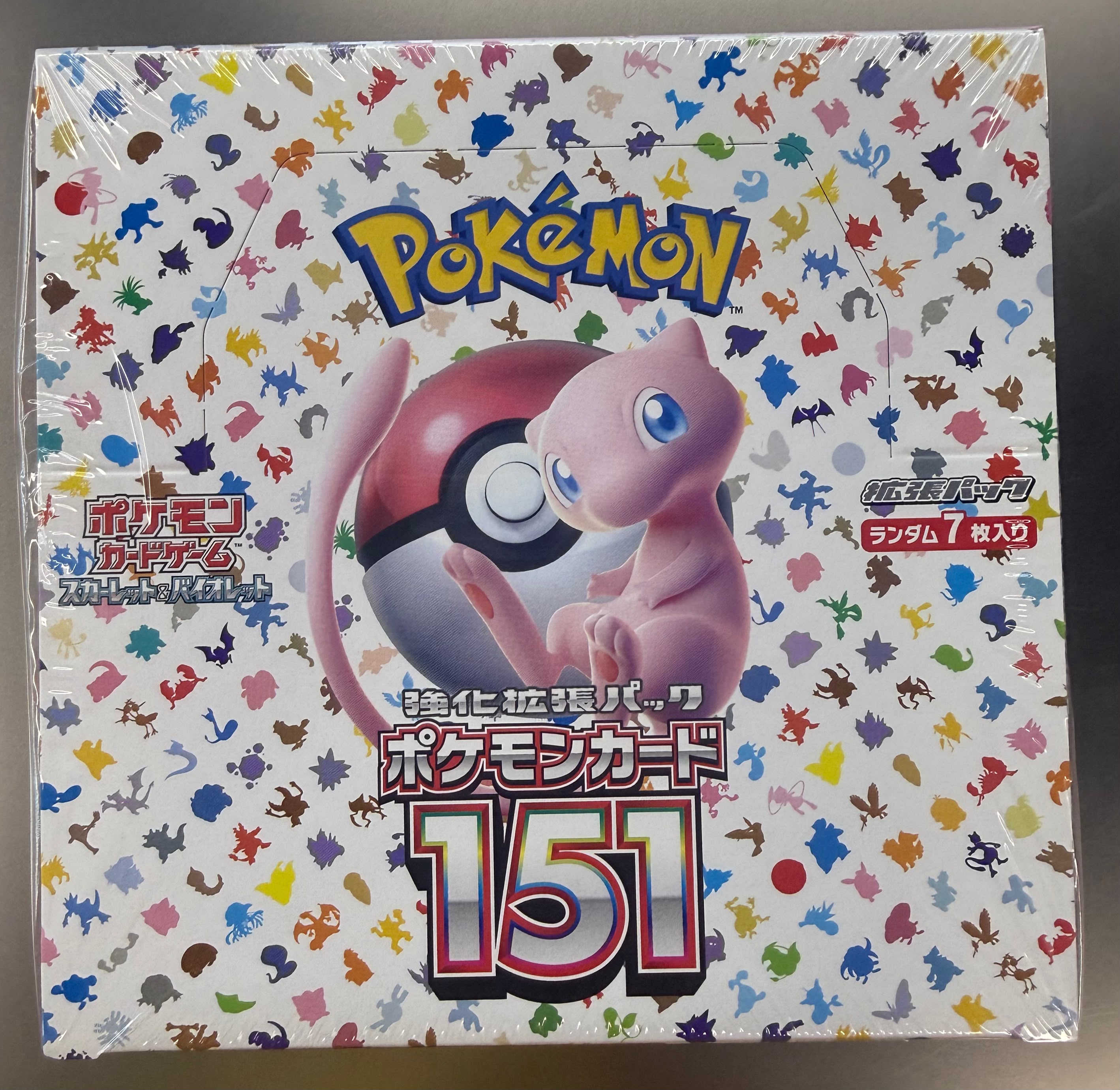 寶可夢集換式卡牌遊戲 朱/紫 強化擴充包 151 日版 全新未拆封 補充包盒