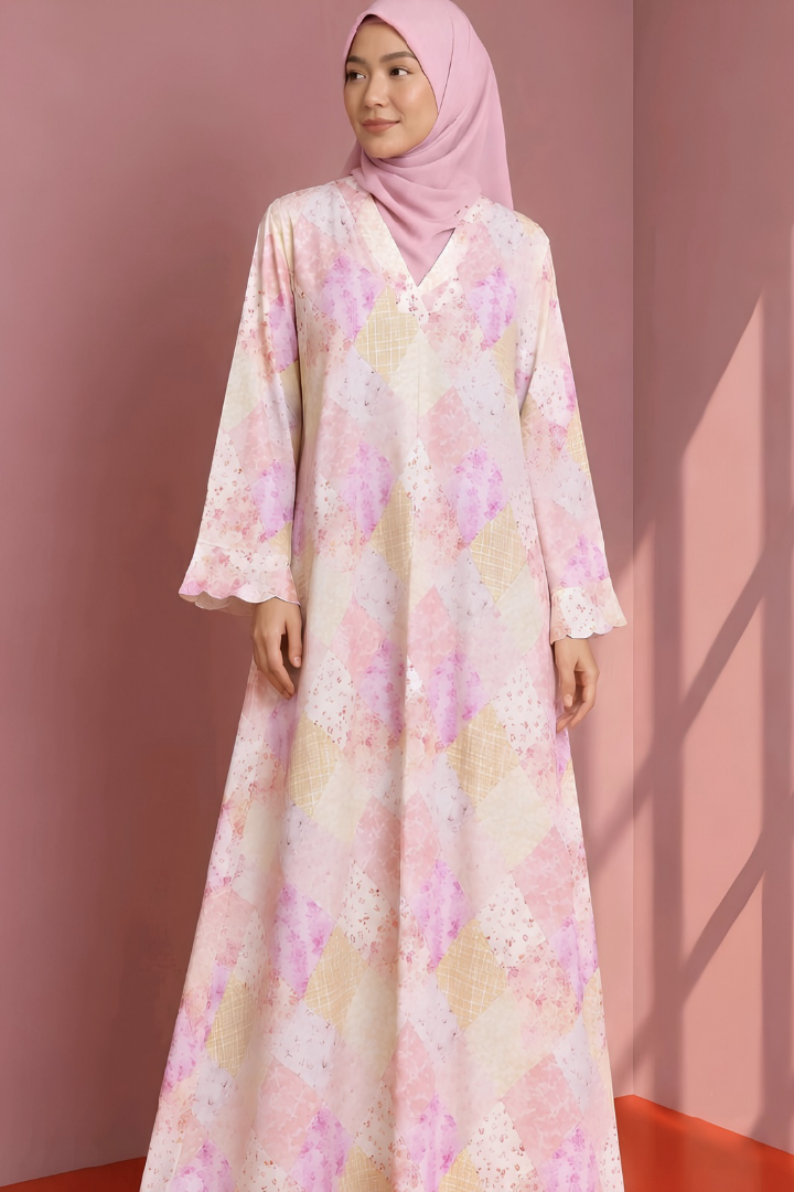 Linen Dress - Rose Water