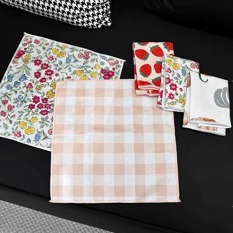 Amazon熱賣 多功能洗碗抹布5件裝 (款式隨機) - 1件 - 現貨