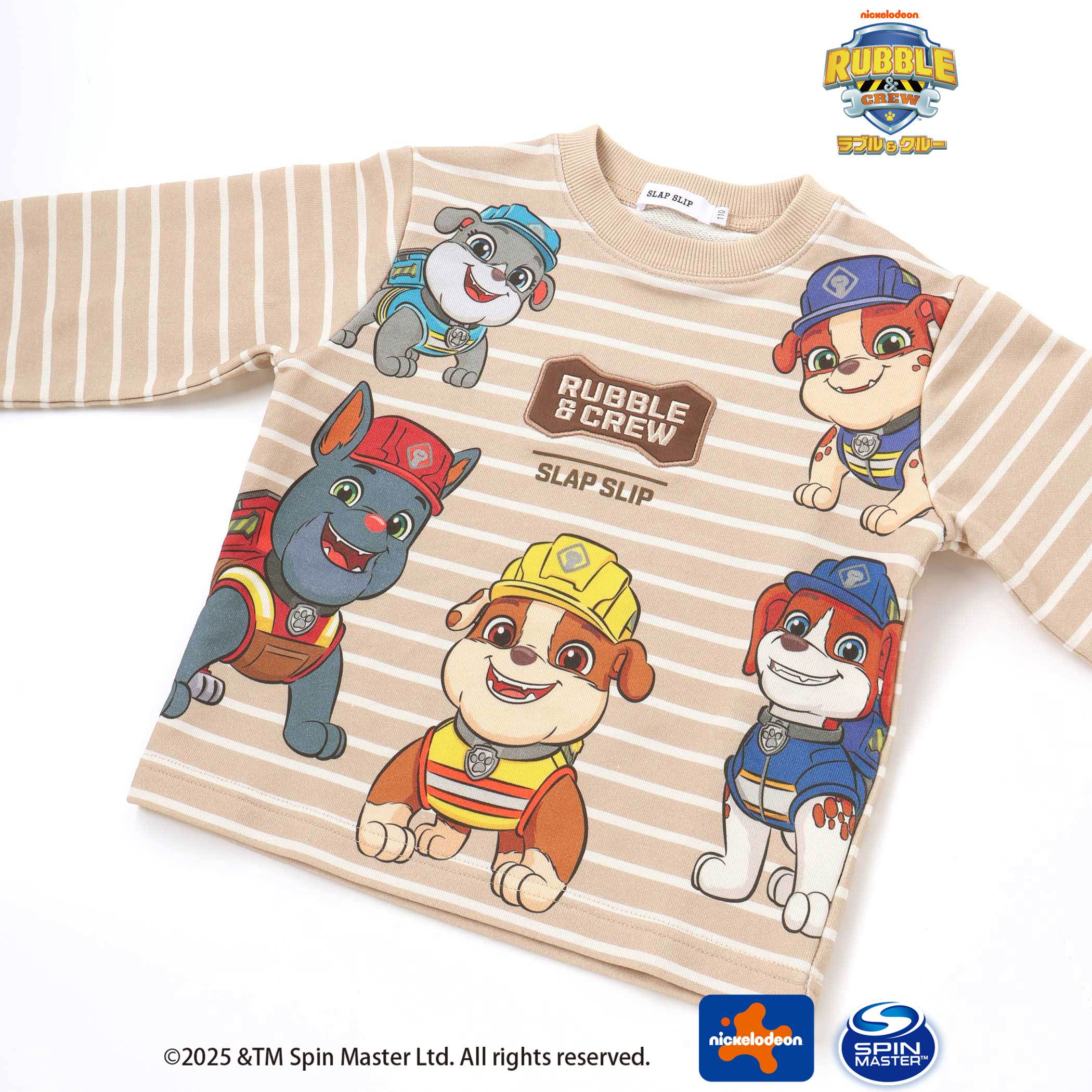🆕【⭐訂購⭐】 🇯🇵日本直送 🌀SLAP SLIP x #PawPatrol 刺繡貼片 長袖TEE［2款選］🌀[ELCA-0144][260401]