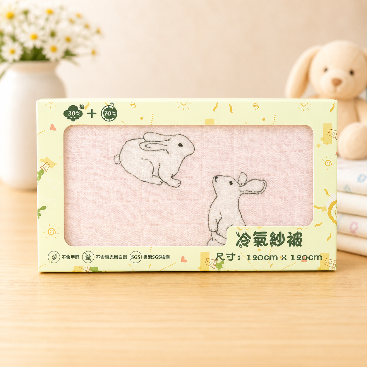 冷氣紗被 CHUBEES Airy Cotton Gauze Baby Blanket