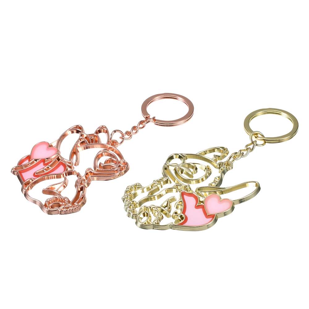 ✈️日本直送🇯🇵預訂🛍日本迪士尼DISNEY Key chain Fes 一對心形系列掛飾 （ Mickey & Minnie / Stitch & Angel 