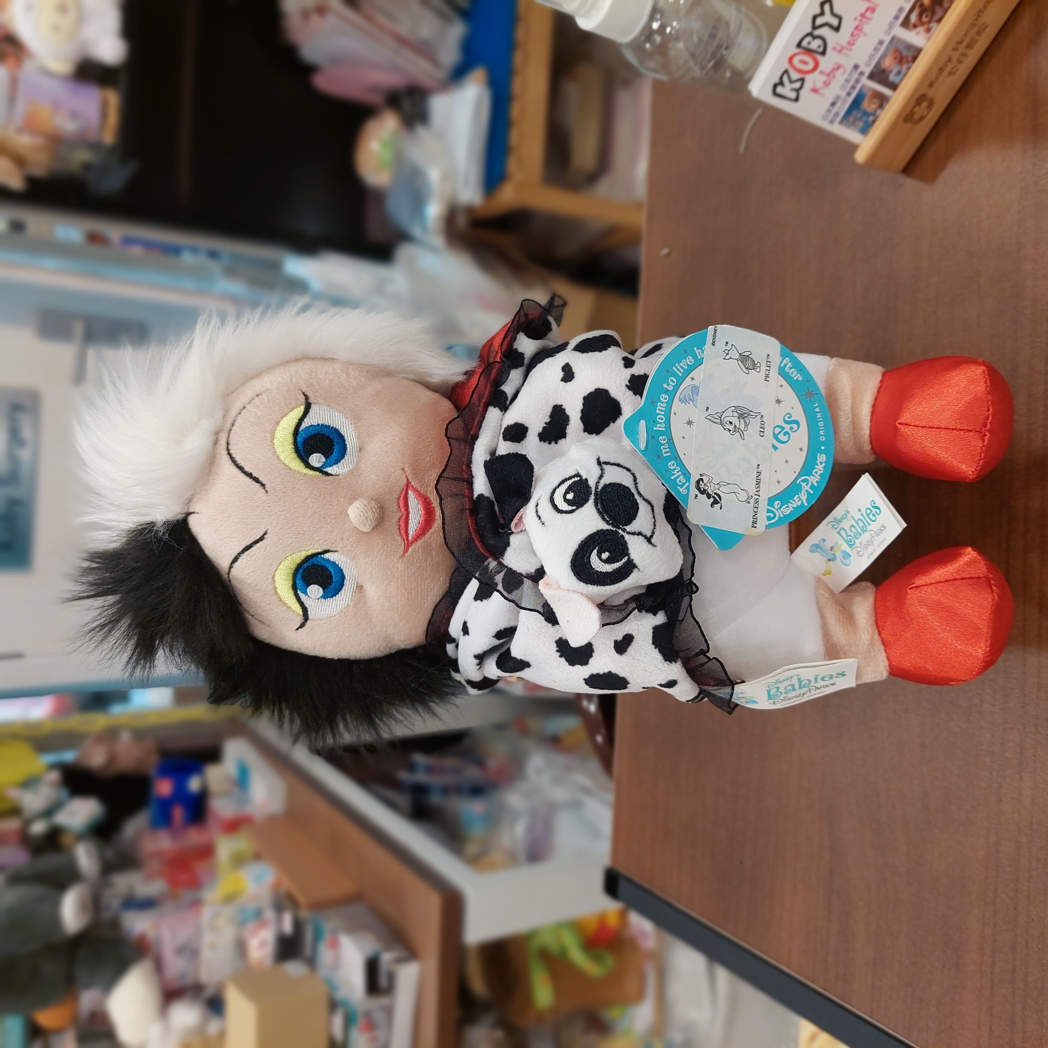 Disney 101 斑點狗 Baby Cruella 庫伊拉 公仔 10吋