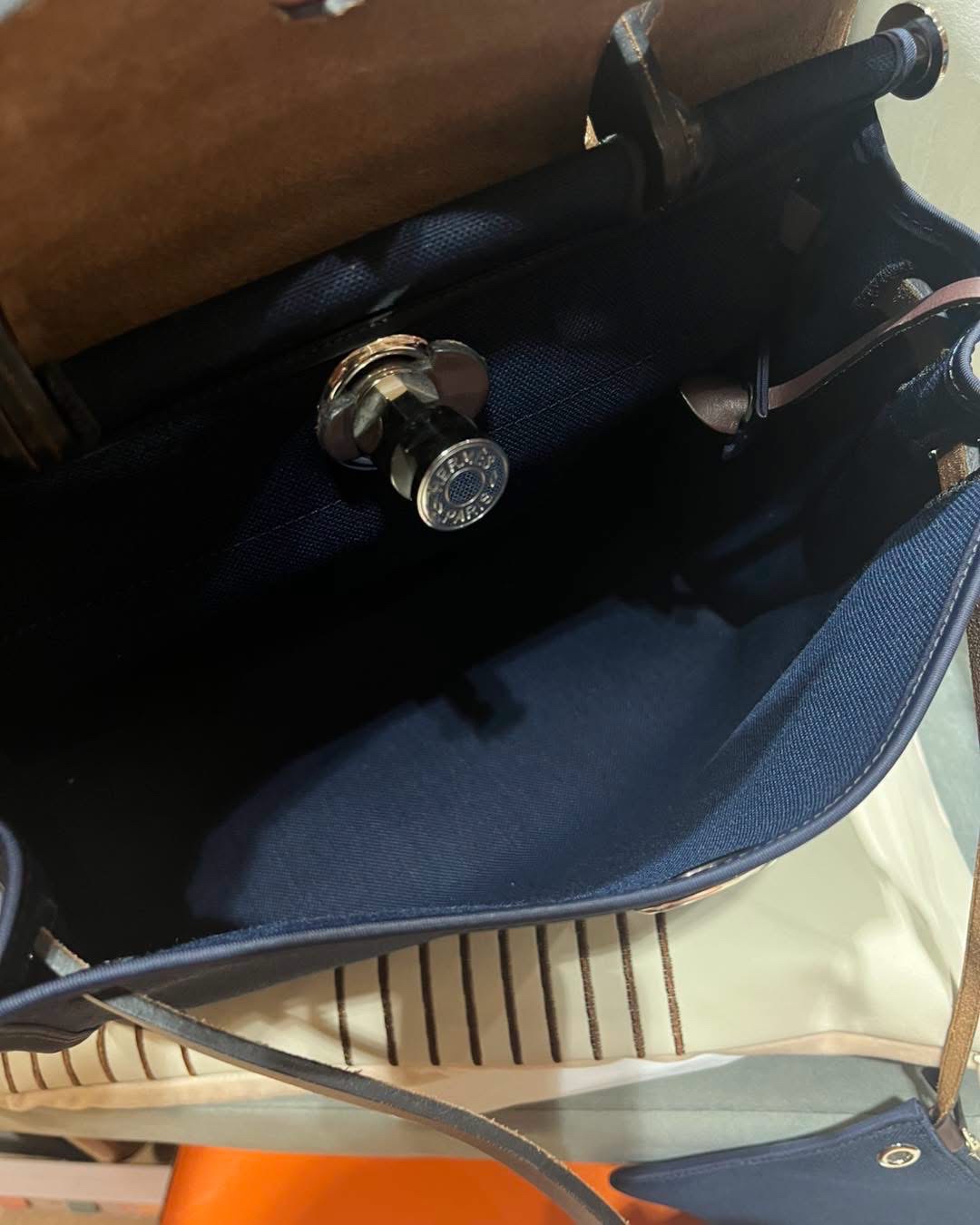 Hermes HERBAG 31,STAMP [R]  100%Authentic,90%New ✅key ＆ lock