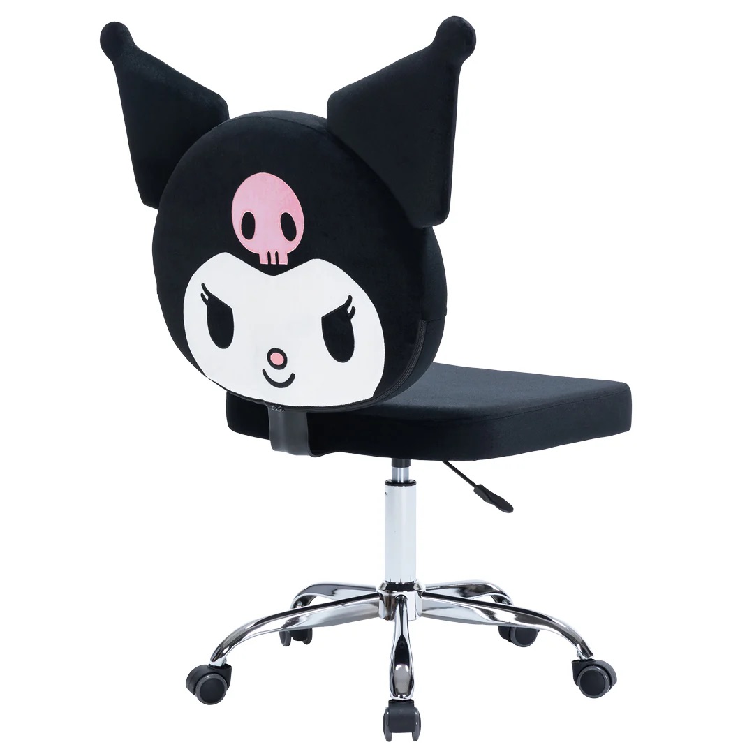 📦訂購 美國代購 Impressions Vanity Sanrio Kuromi Swivel Vanity Chair旋轉式辦公桌椅 化妝椅