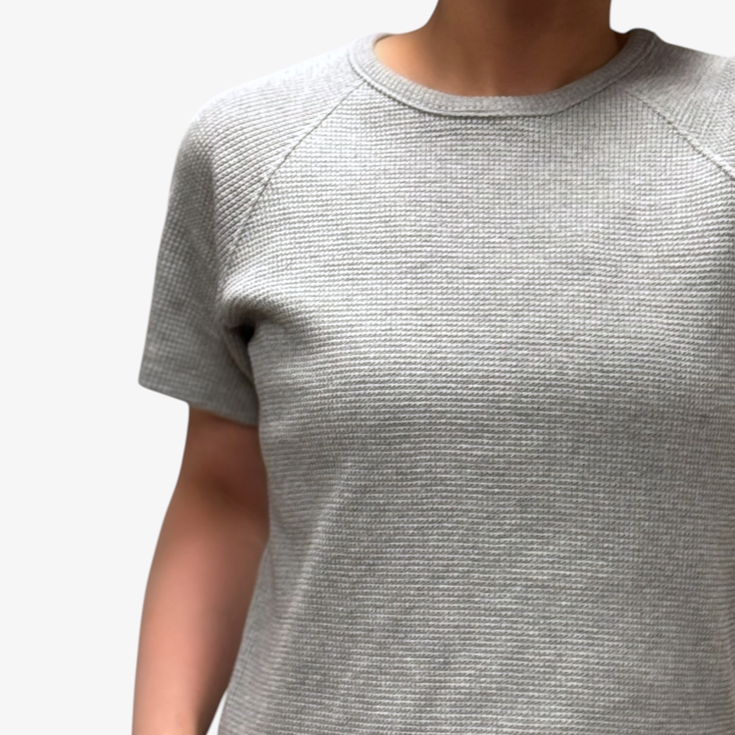 221059 格紋淨色Tee