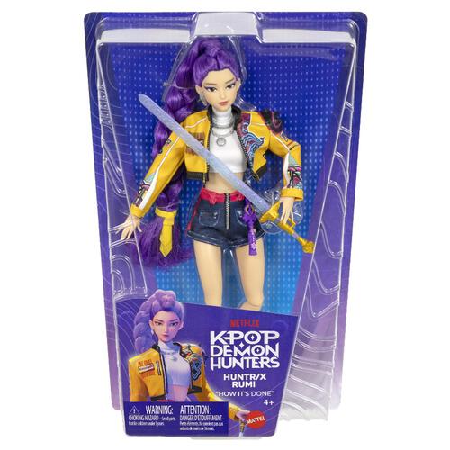 KPop Demon Hunters 獵魔女團 Rumi 玩具人偶街舞版  Mattel 正版 香港現貨 生日禮物