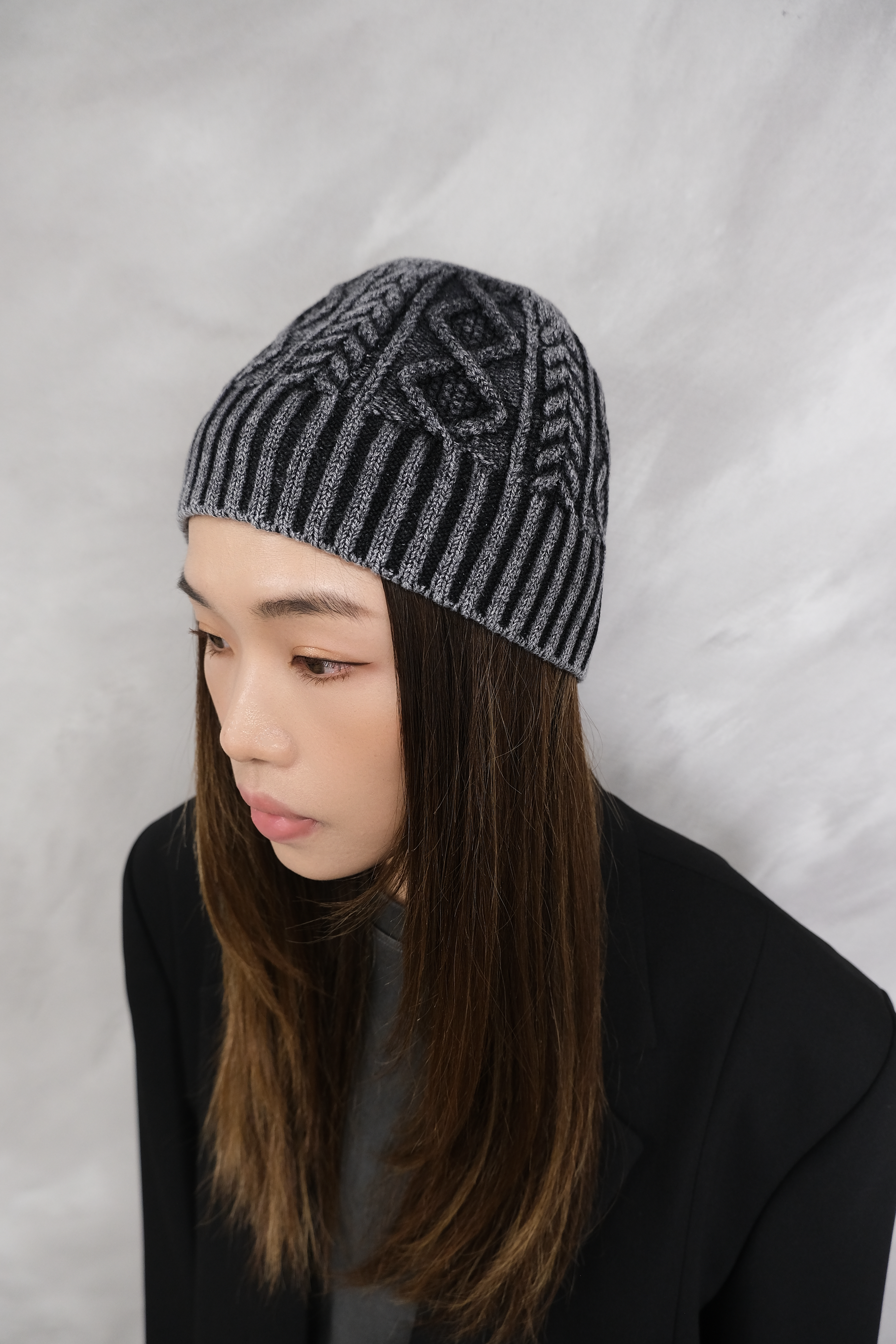 Classic Cable Cuffed Beanie #ha03