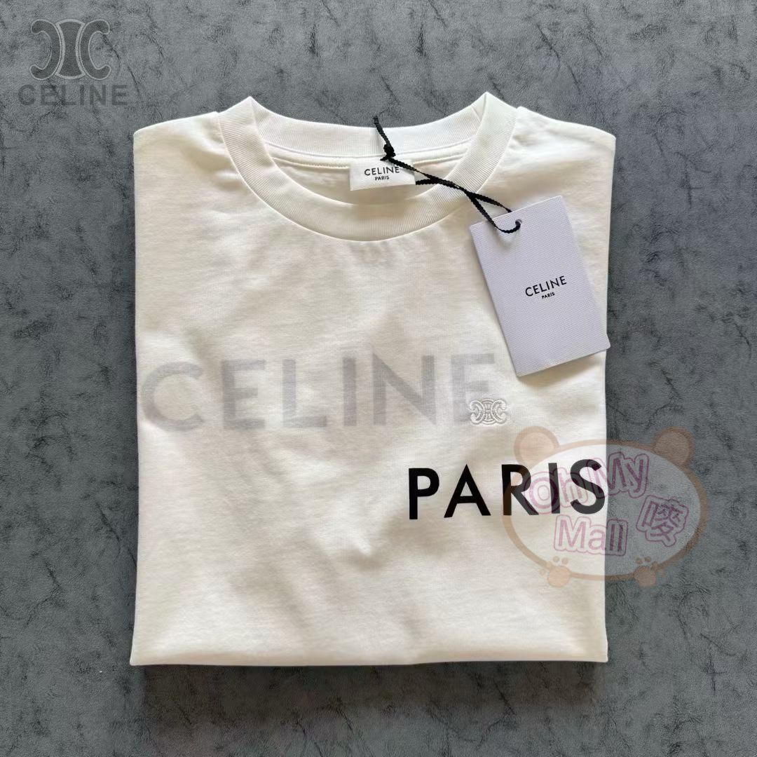 🟥BB00399🟥Celine S26 經典字體短袖