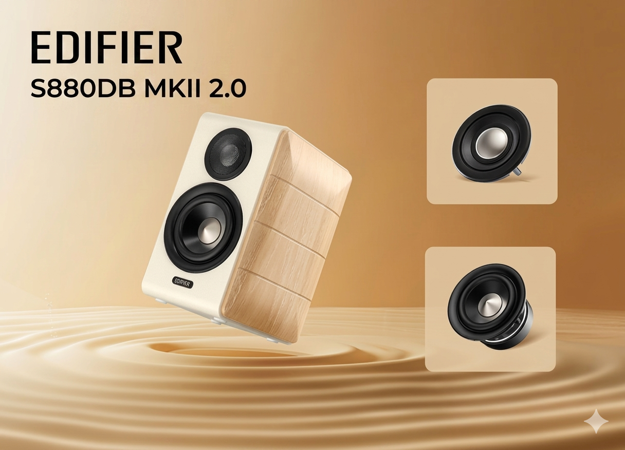 EDIFIER 漫步者 S880DB MKII 2.0 有源高傳真揚聲器