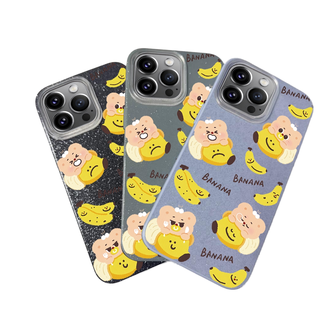 BLING CASE PHONE FOR IPHONE - DESIGN BANANA A