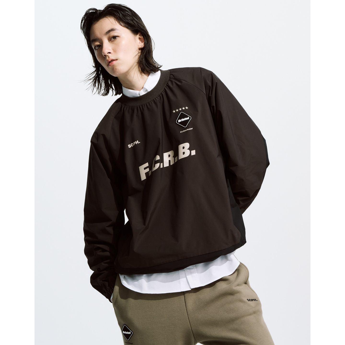 FCRB WARM UP PISTE (FCRB232001) / BROWN | TRENDSPOT TOKYO