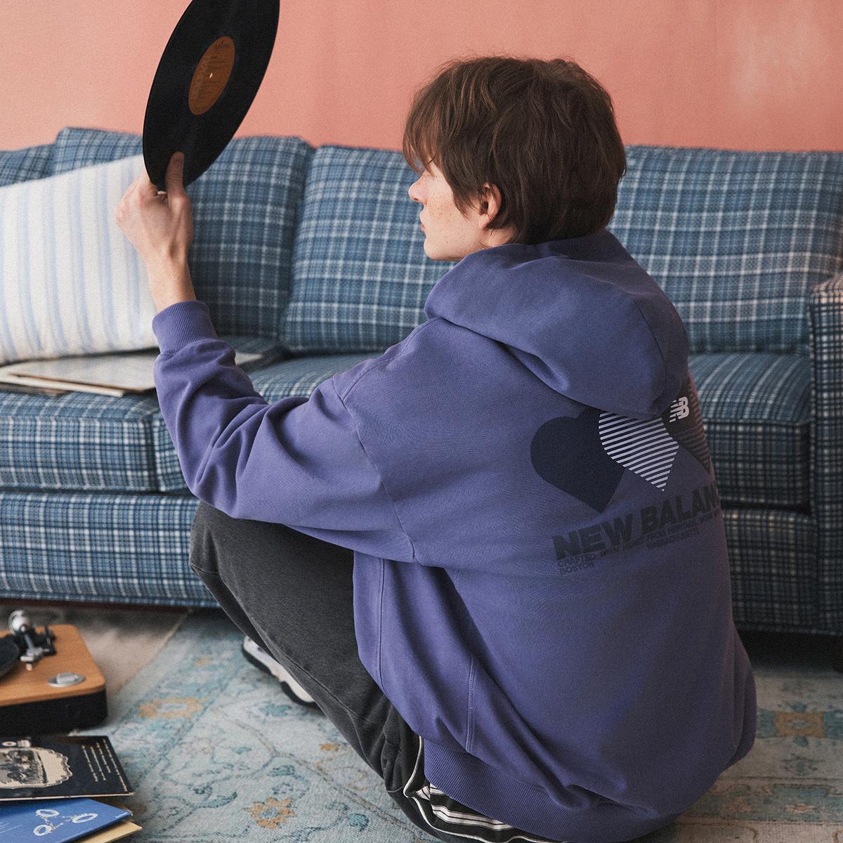 [NEW BALANCE] UNI NB Heart Graphic Hoodie (4種)