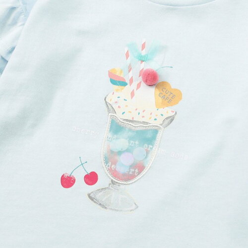 🆕【⭐訂購⭐】🇯🇵  日本直送🌀甜美 雪糕芭菲 立體設計 蝴蝶袖 短袖Tee［4款選］🌀[ELCA-0292][260430]