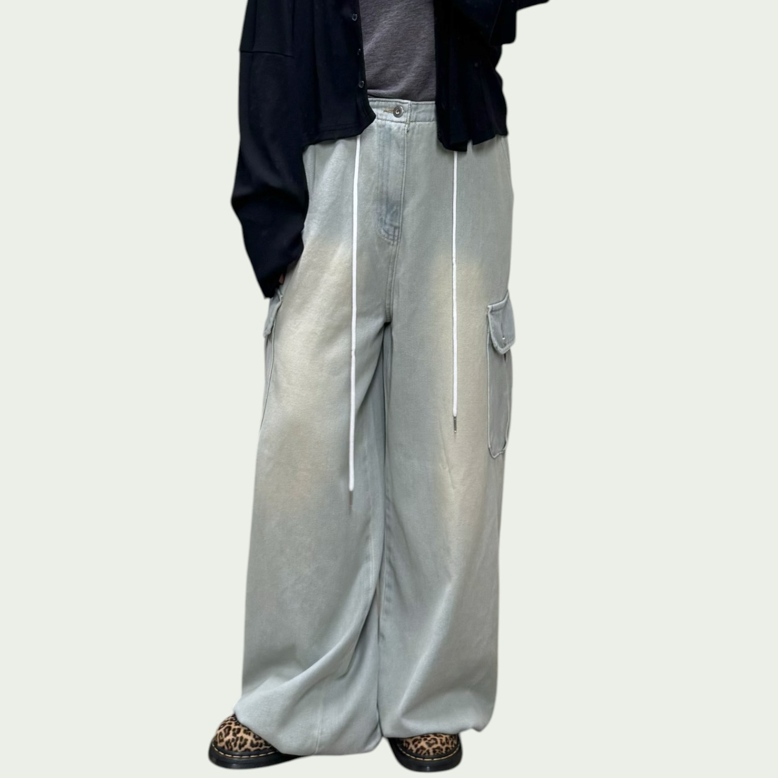 221057 側袋牛仔褲