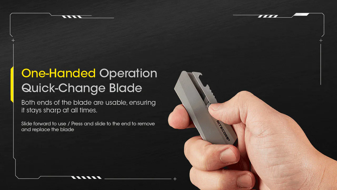 Nitecore NTK09 鈦合金刀