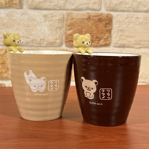 RK 日版 鬆弛熊立體公仔日式茶杯（2款）