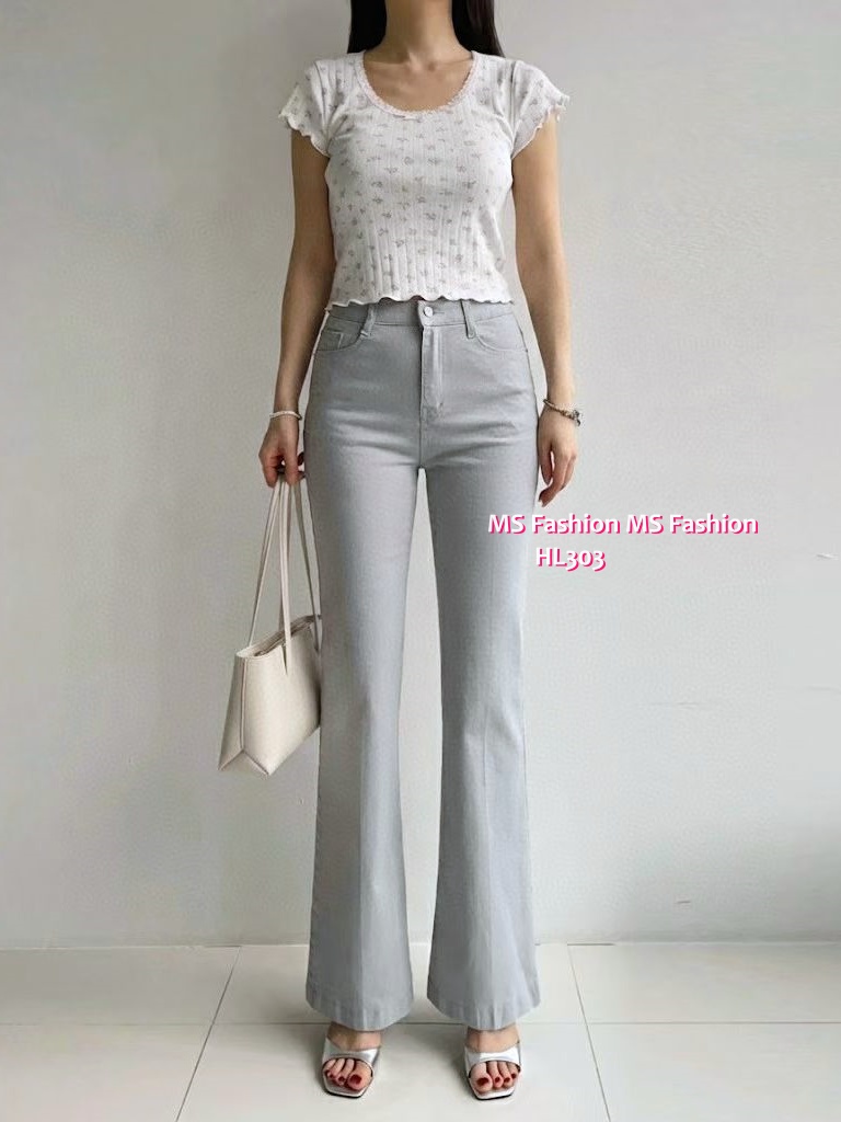 HL303 韓國🌼Howluk彈力棉喇叭褲