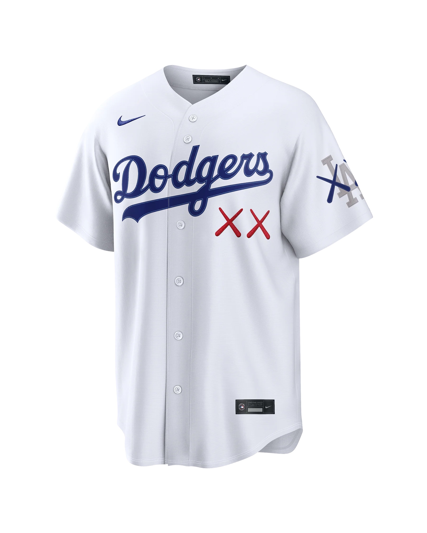 KAWS X Nike MLB Stadium Jersey Los Angeles Dodgers Mens