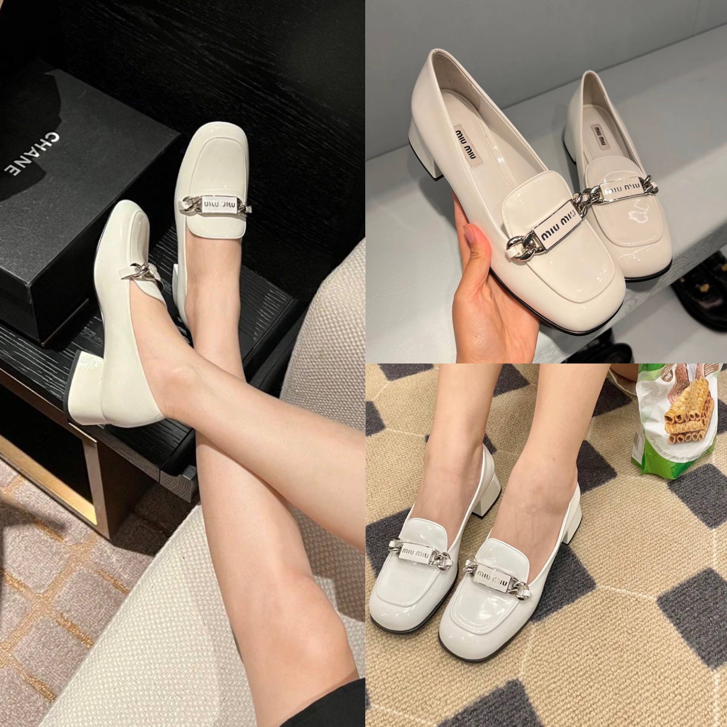 清貨優惠✨訂貨📮MIUMIU 4cm 粗踭Maryjane  Size 35.5/36/36.5/37.5/38