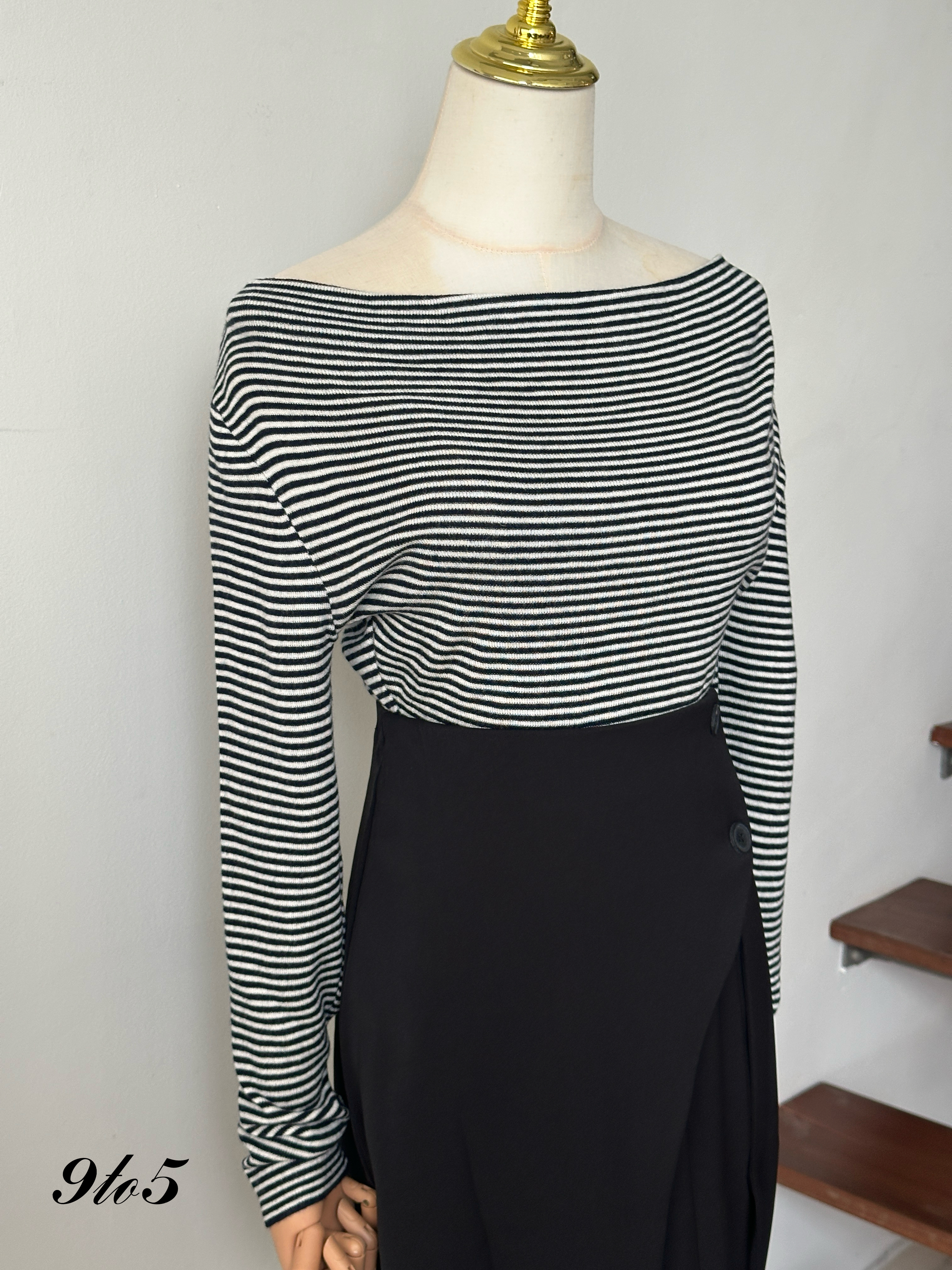 T3982 Off-Shoulder Knit Top - 3 Colors