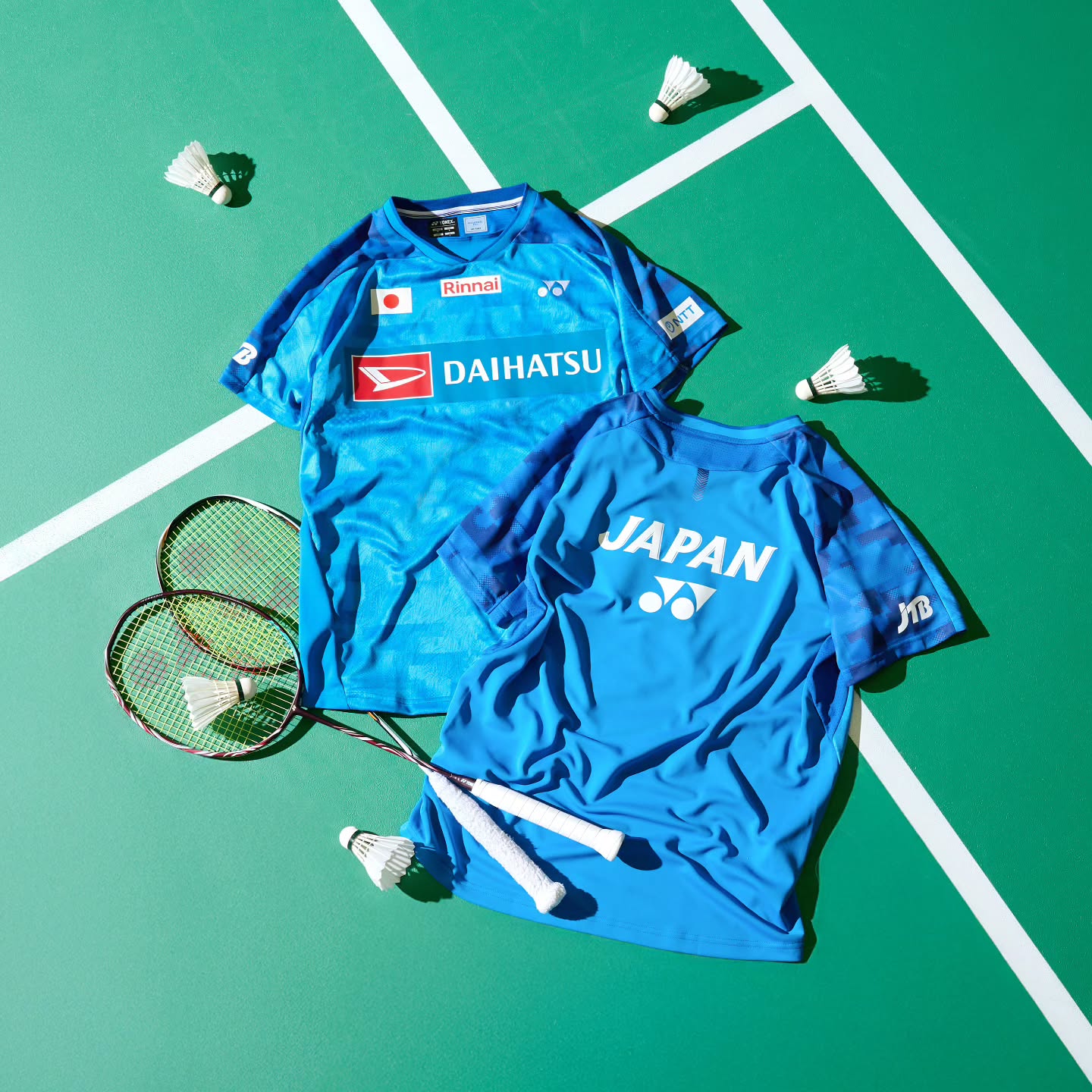 Yonex 日本羽毛球隊2026藍色球衣(提供男女剪裁)