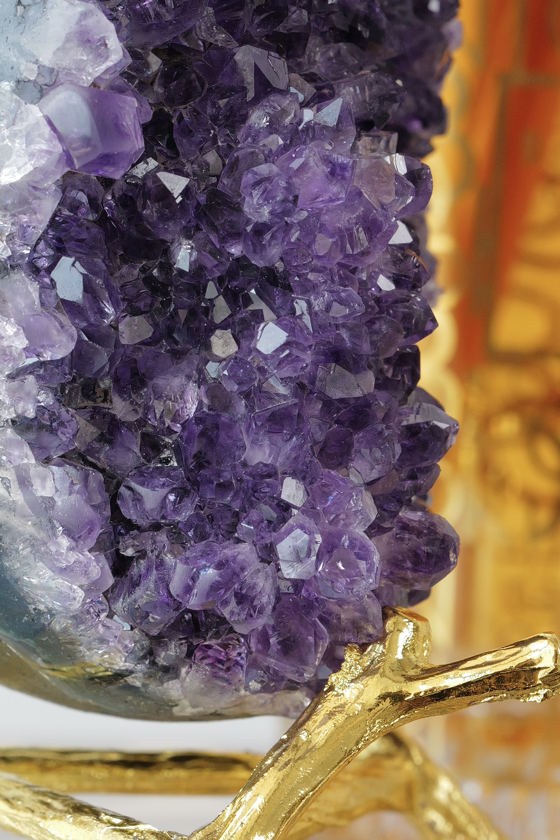 ༒ 10cm 紫水晶 晶牙蛋༒ AM.5002C2JGAA8-RA27*5EN