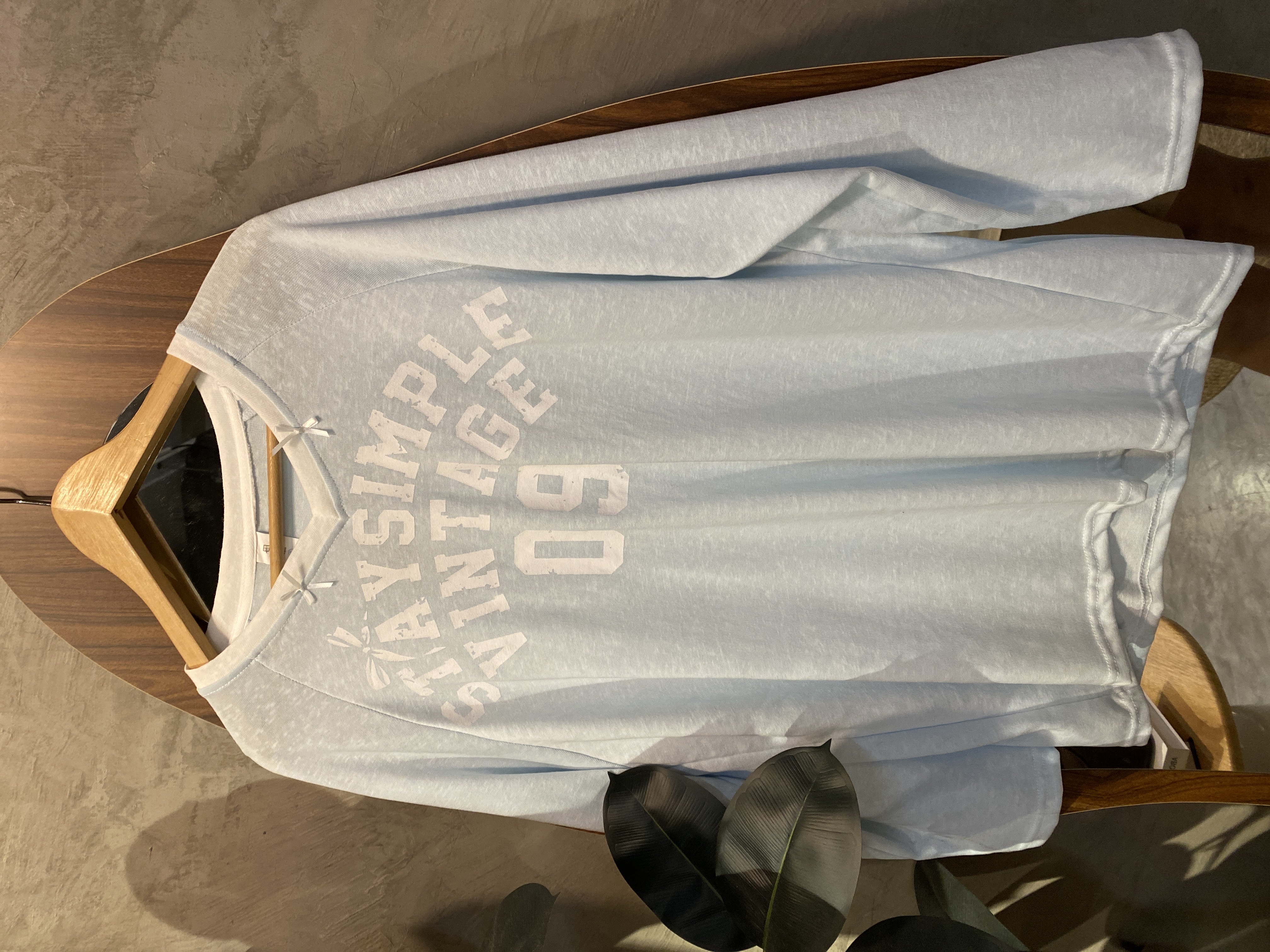 ✨4653号-薄针织运动风长袖长版上衣