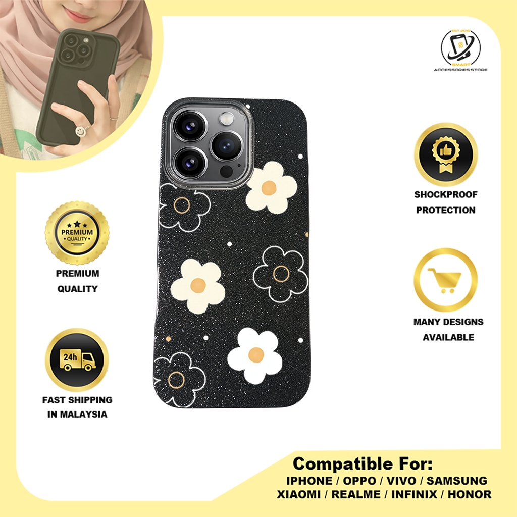 BLING CASE PHONE FOR IPHONE - DESIGN FLOWER A2