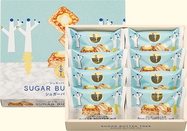 [訂購] [日本製] SUGAR BUTTER TREE ｜ 法式千層酥｜ 8件裝 ｜ 賞味期限：30-40日 {TF2606002}