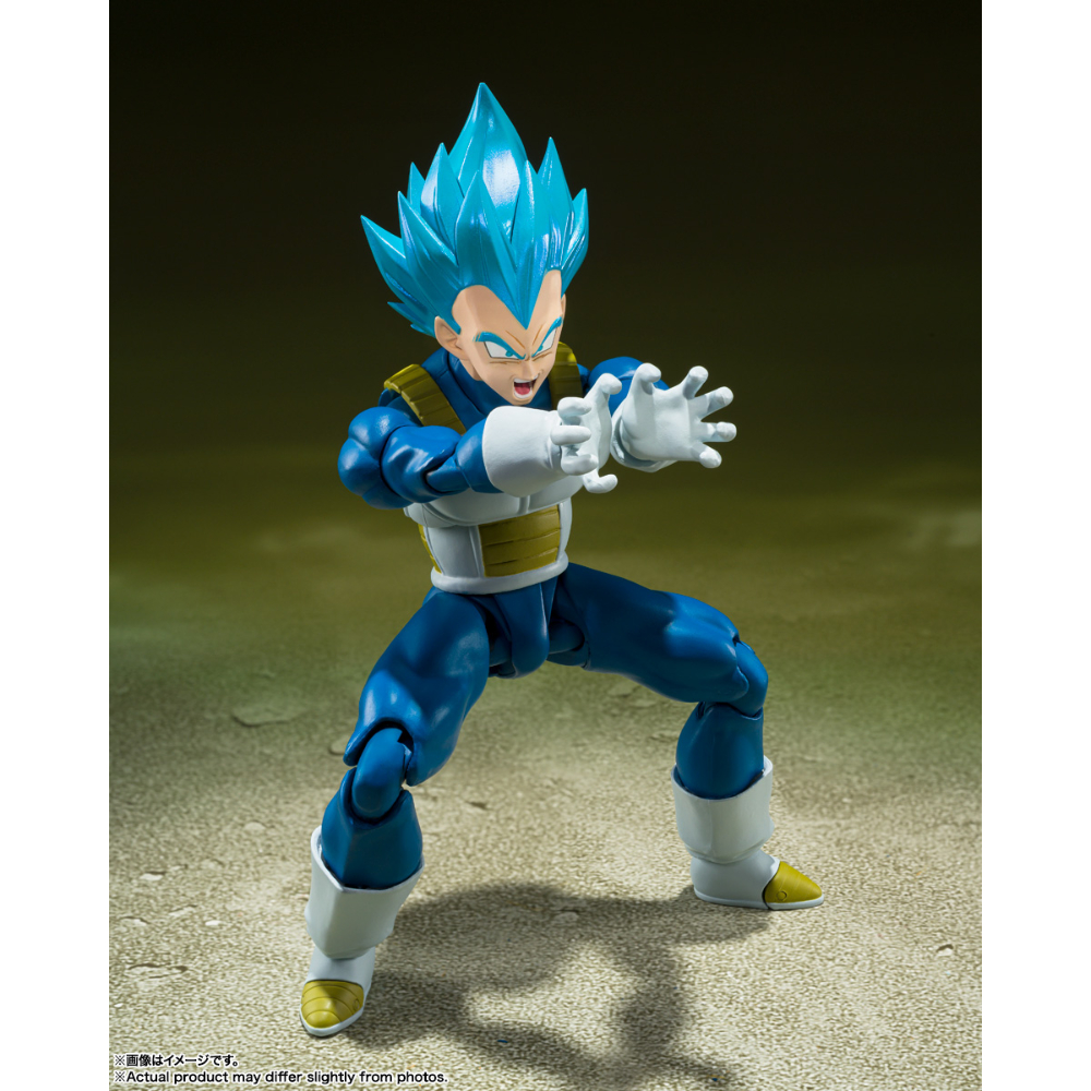 SHF Dragon Ball Super SSGSS Vegeta Unwavering Saiyan Pride