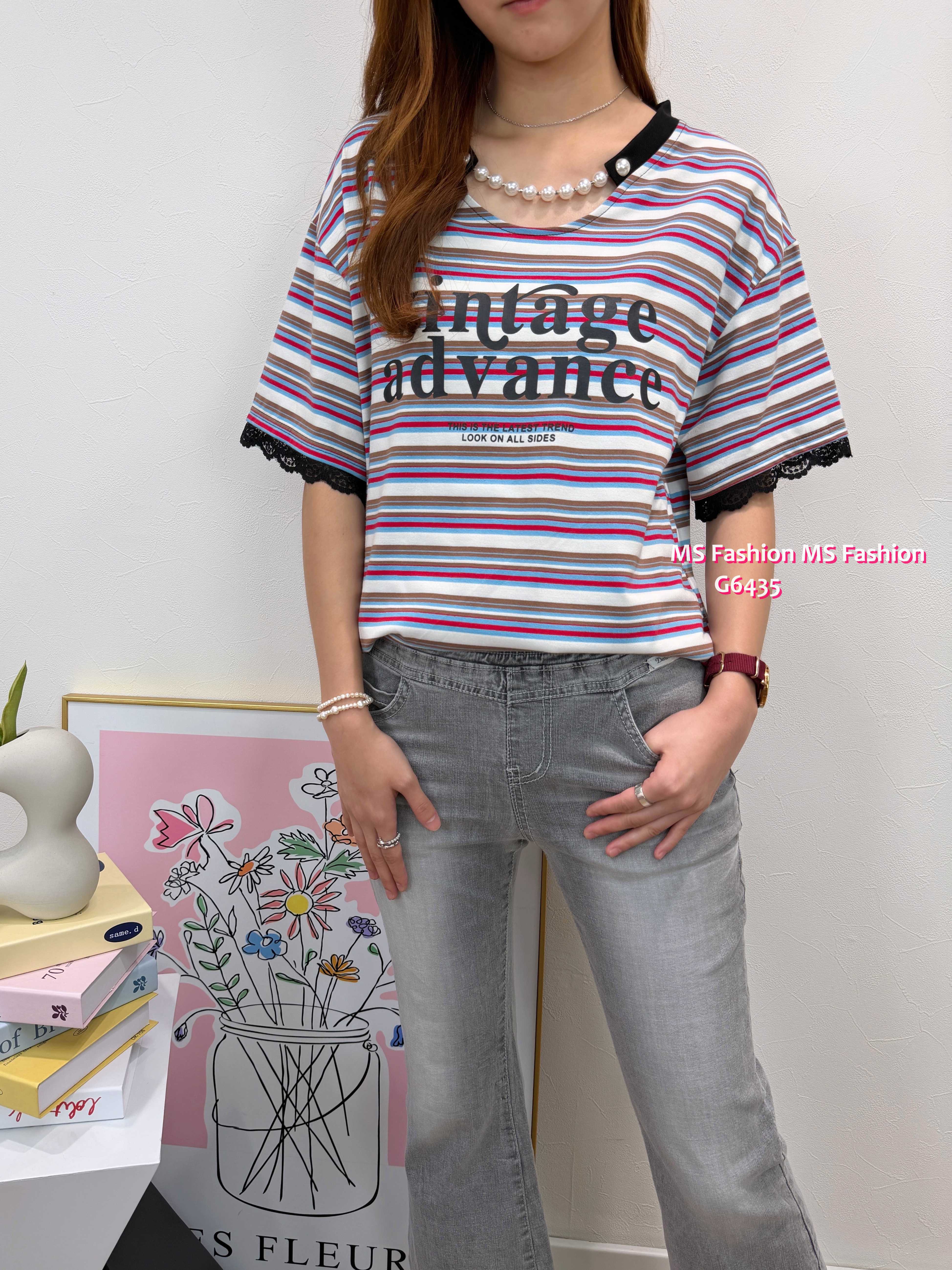 G6435 橫間珠鏈top