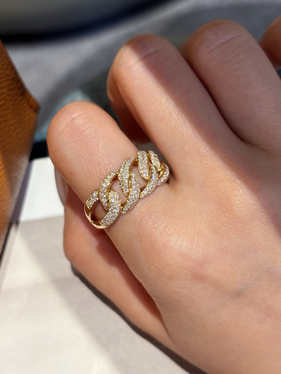 18K Lab Diamond Ring 