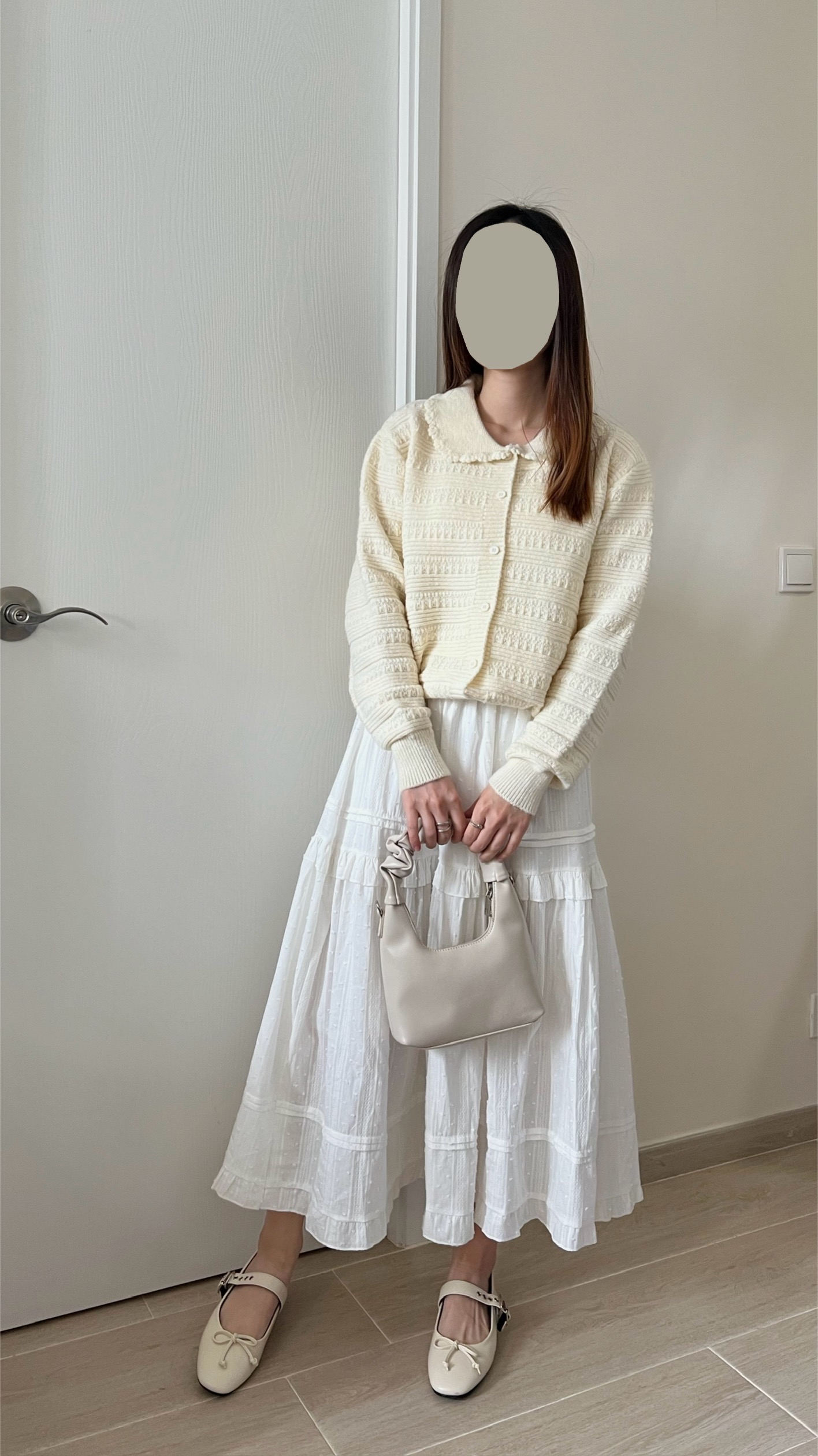 娃娃領甜美花紋上衣 可2穿 現貨