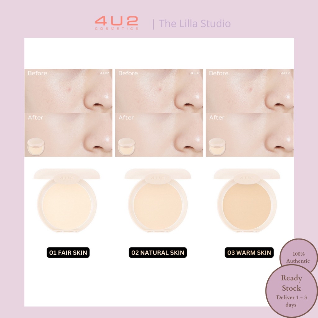 泰國🇹🇭直送@限時預購🔛4U2 Skin Mineral Youth Powder礦物粉餅10g