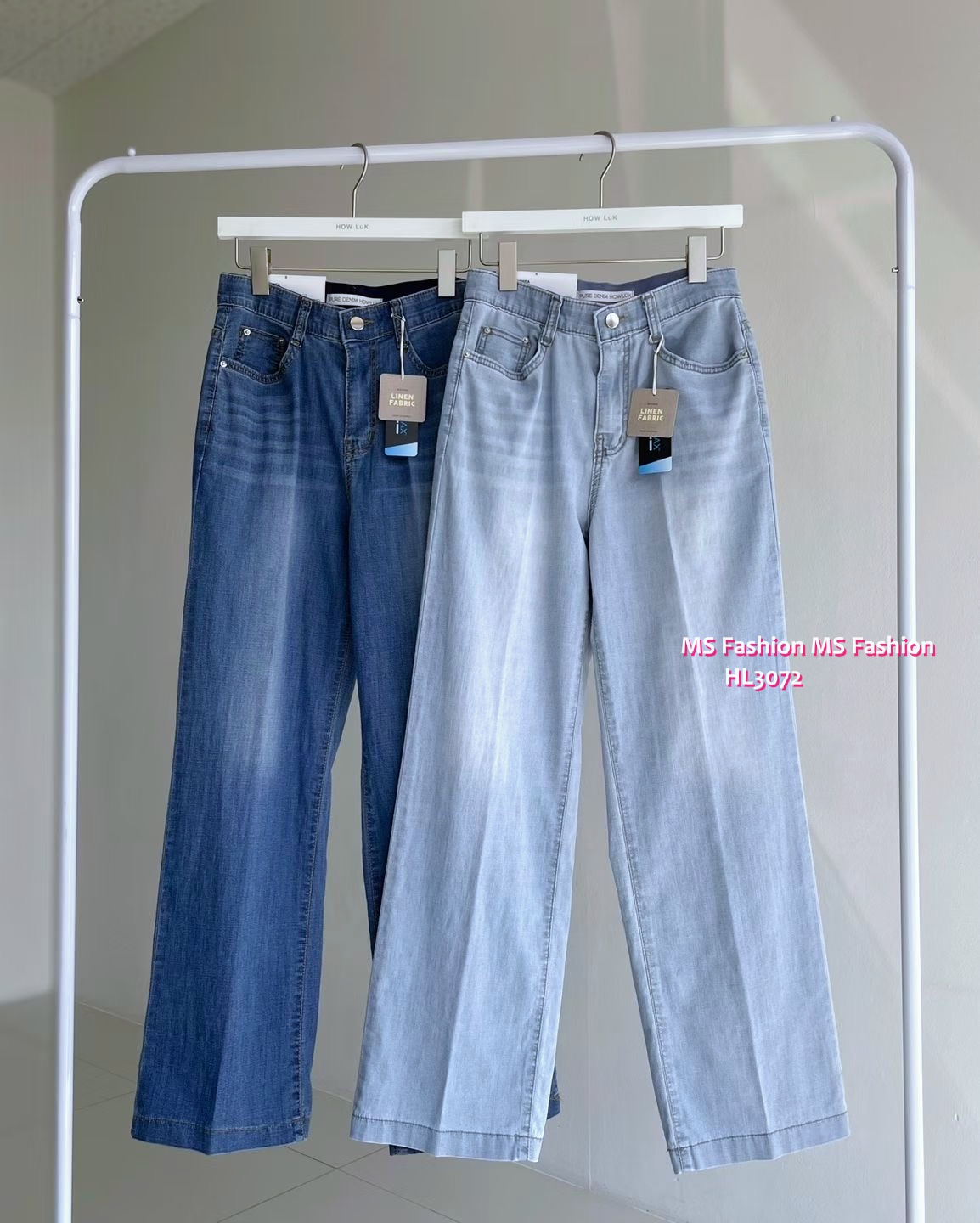 HL3072 韓國🌼Howluk涼惑面料闊筒牛