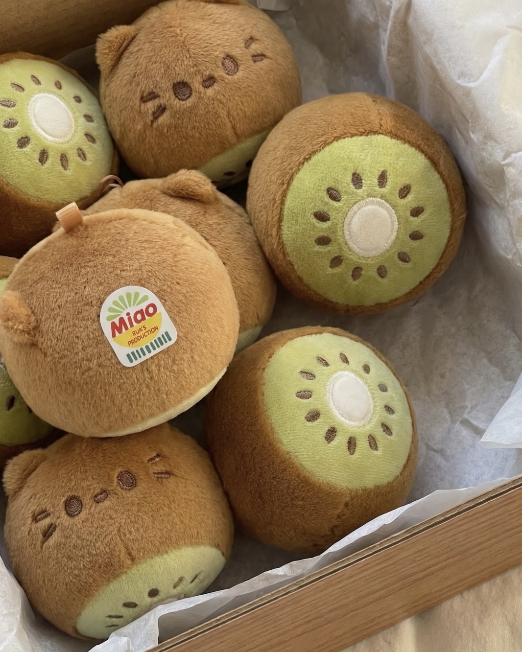 「奇異果喵」毛絨掛件