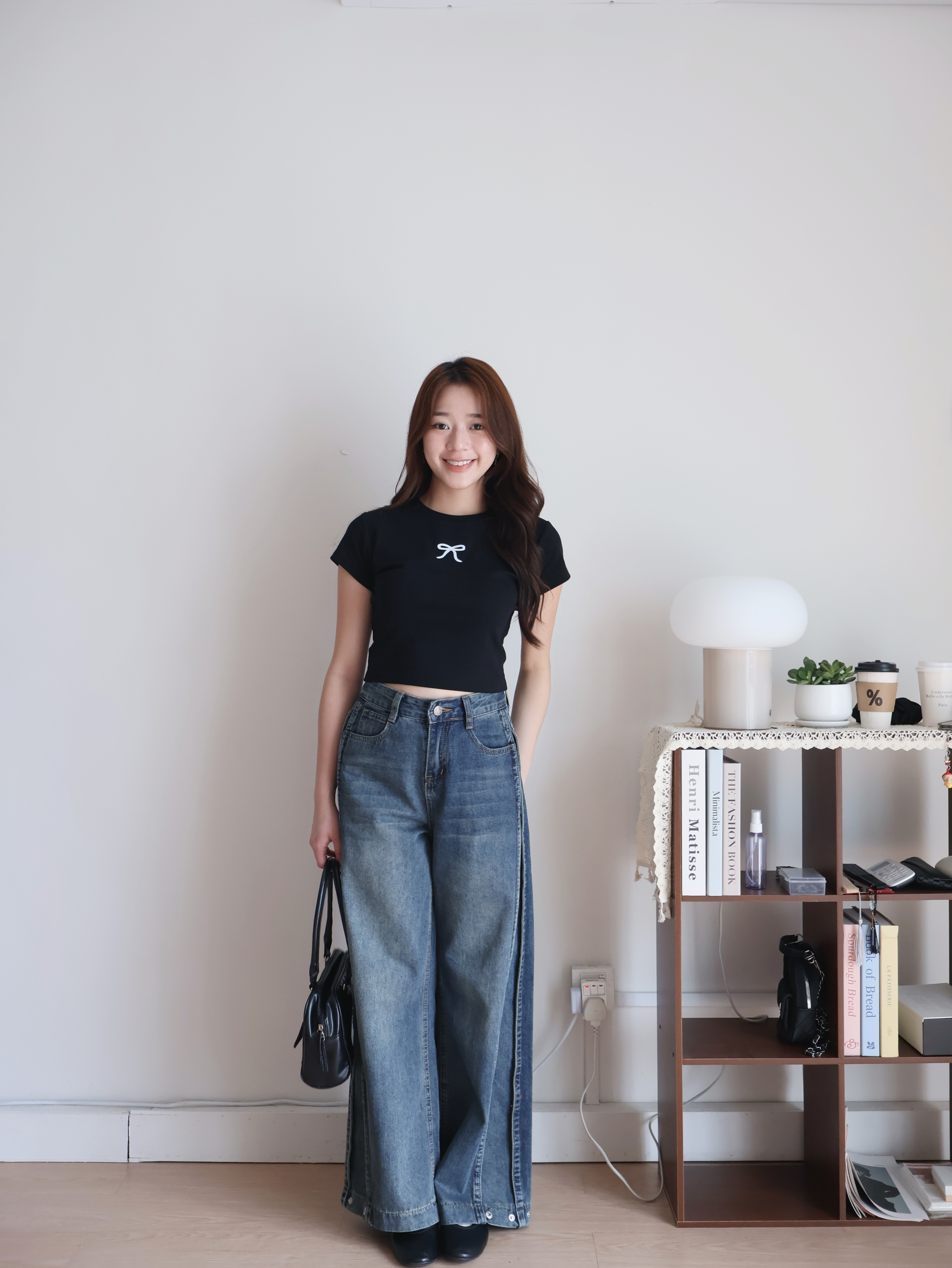 Nabi Cropped Top | Black
