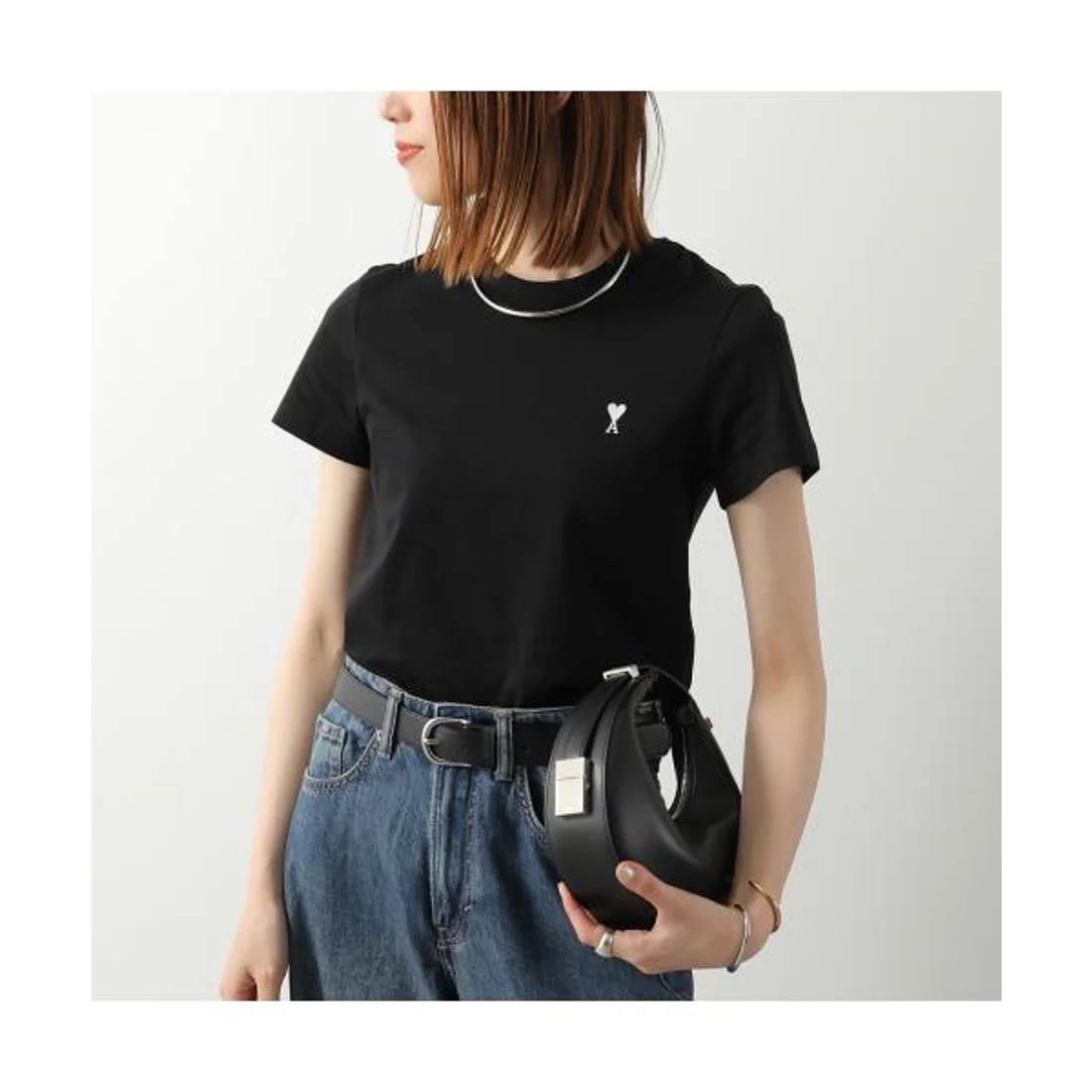 限時優惠✨訂貨🍒Ami 刺繡logo basic Tee  Size XS S M L XL