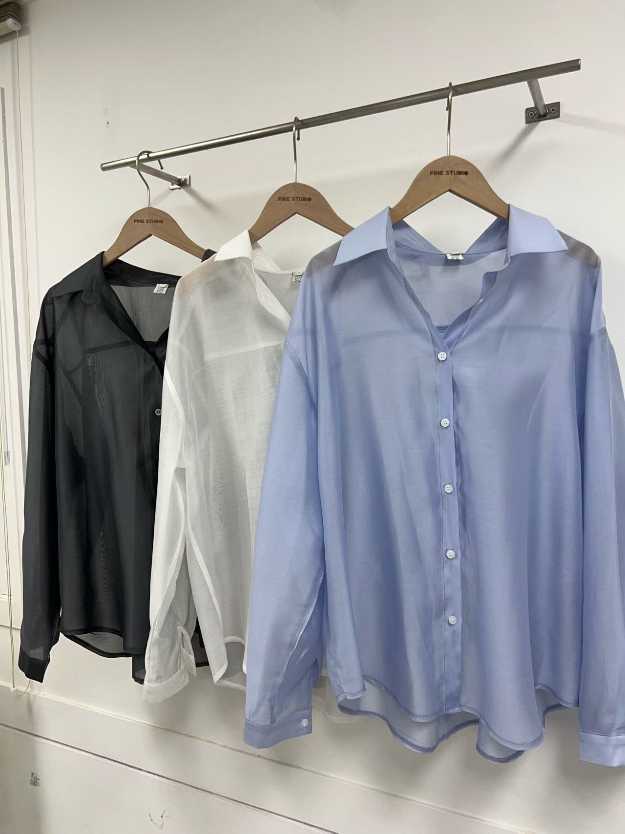 東大門女裝Fine | See-through shirt 
