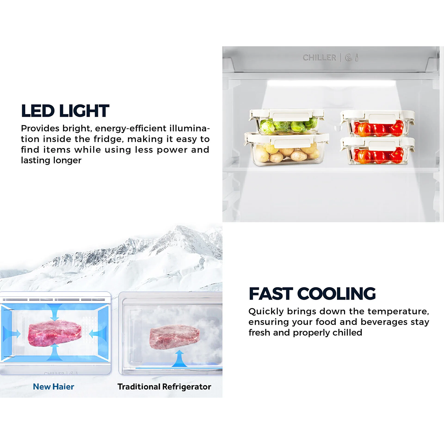 Haier 195L 1-Door Refrigerator (HR-208H)